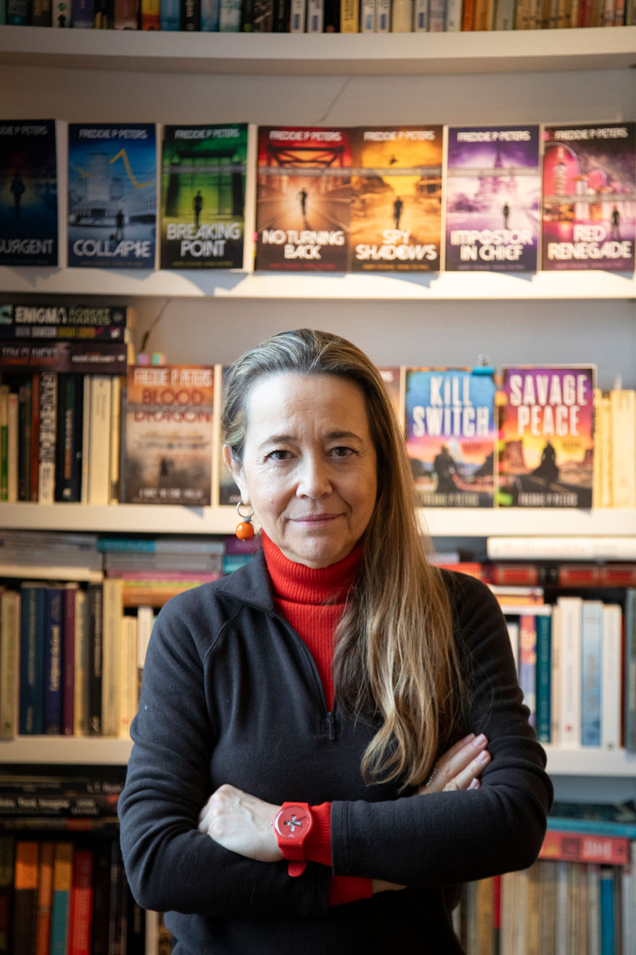 Freddie P Peters Author of fast-paced thrillers